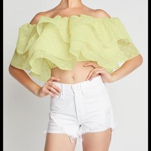 Choosy marling crop top